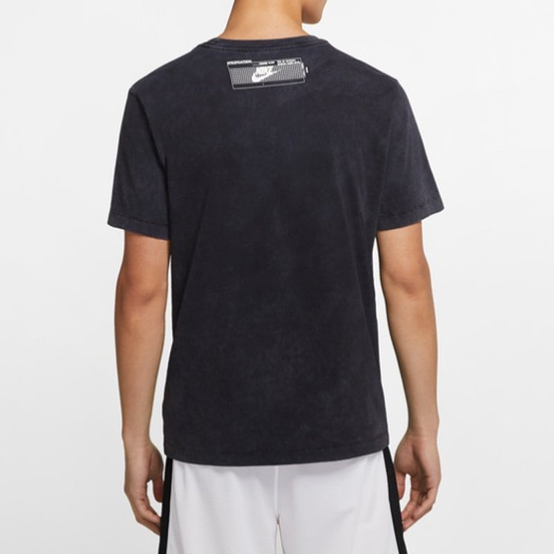 Nike Basketball Printing Pattern Short Sleeve Black CD1297-010