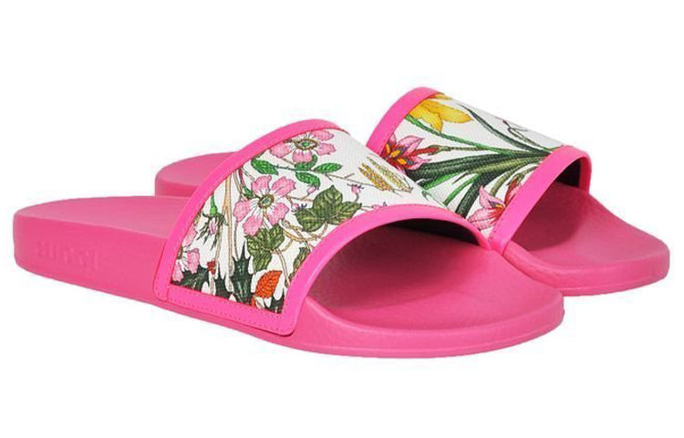 (WMNS) Gucci Pursuit Pool Slide 'Pink Floral' 551440-9ZI40-9095