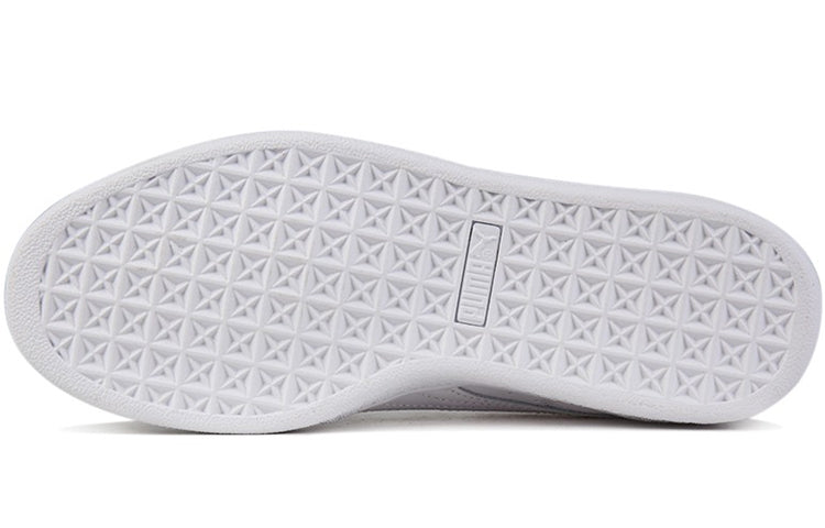 (WMNS) PUMA Basket Badge HNDWRTTN 'White' 370190-01