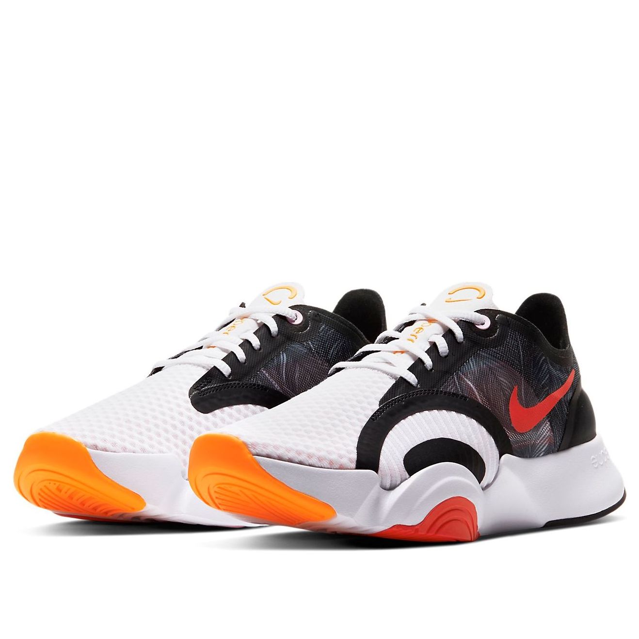 (WMNS) Nike SuperRep Go 'White Black Team Orange' CJ0860-181