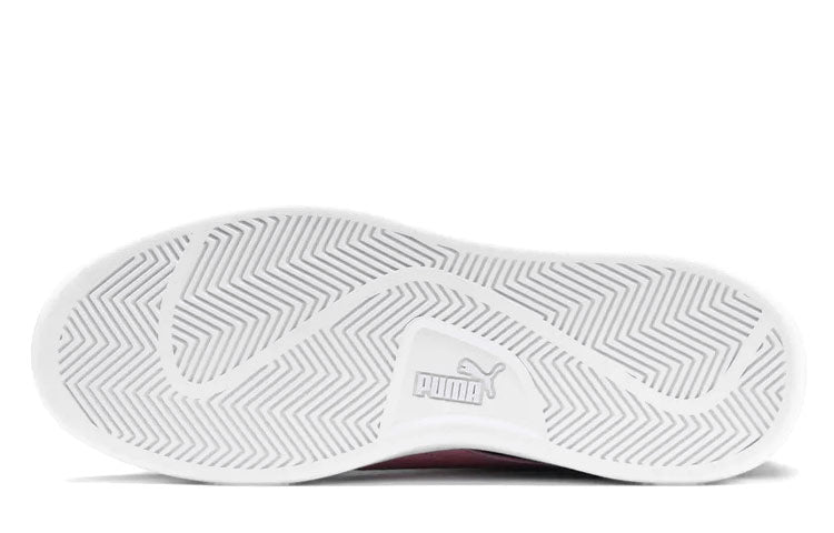 (WMNS) PUMA Smash Casual Board Shoes Buck Black/Pink 382612-06
