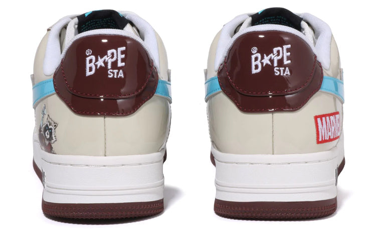 A BATHING APE x Marvel Bape Sta 'Cream Black Blue' 1I73-291-906
