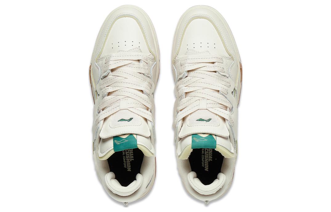 Li-Ning Weiwu Pro Skate Shoes 'White Green' AECT045-2