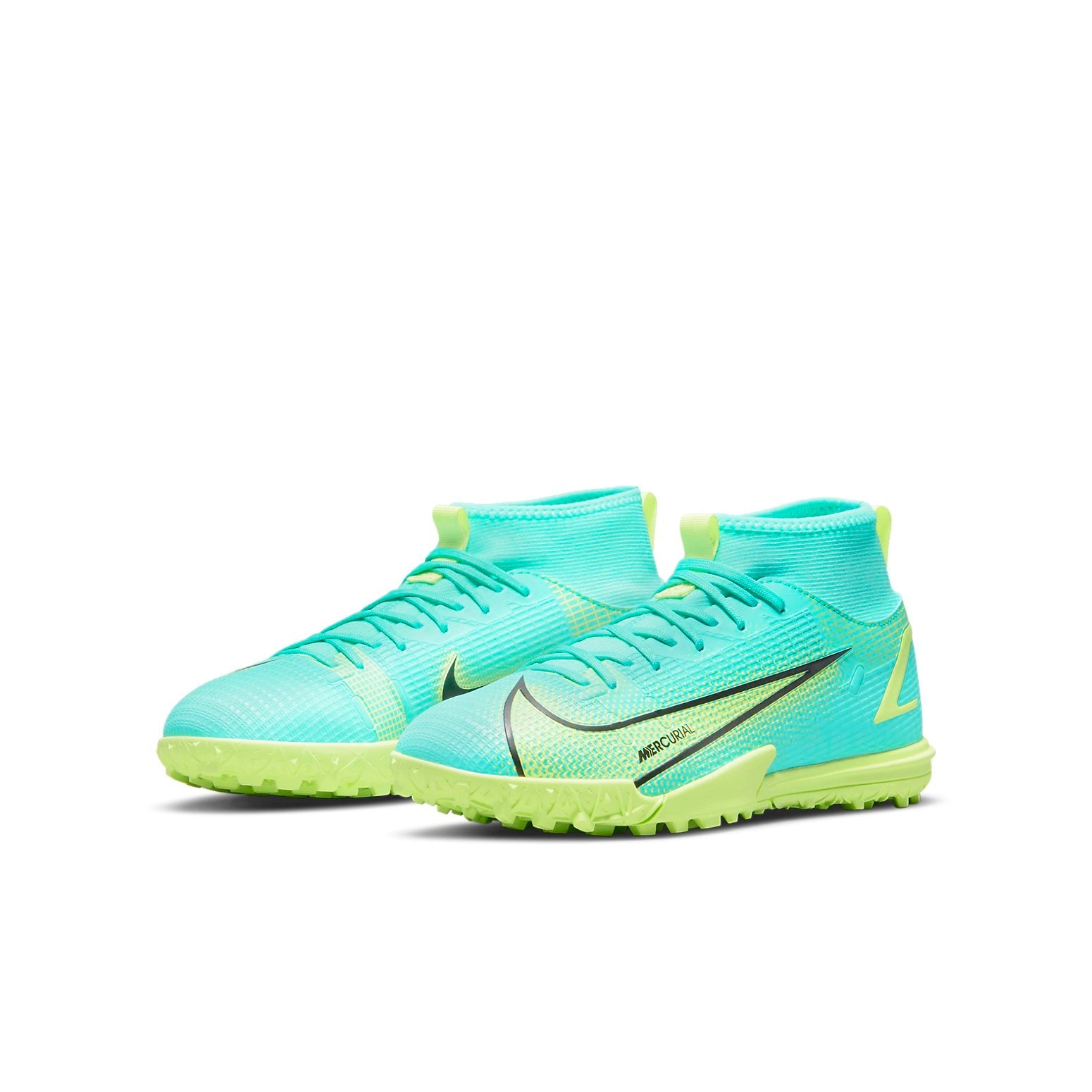 (GS) Nike JR Mercurial Superfly 8 Academy TF 'Green Yellow' CV0789-403