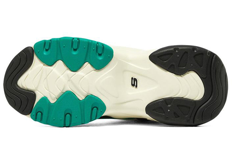(WMNS) Skechers D'Lites 3.0 'Black Green White' 167266-BKNT