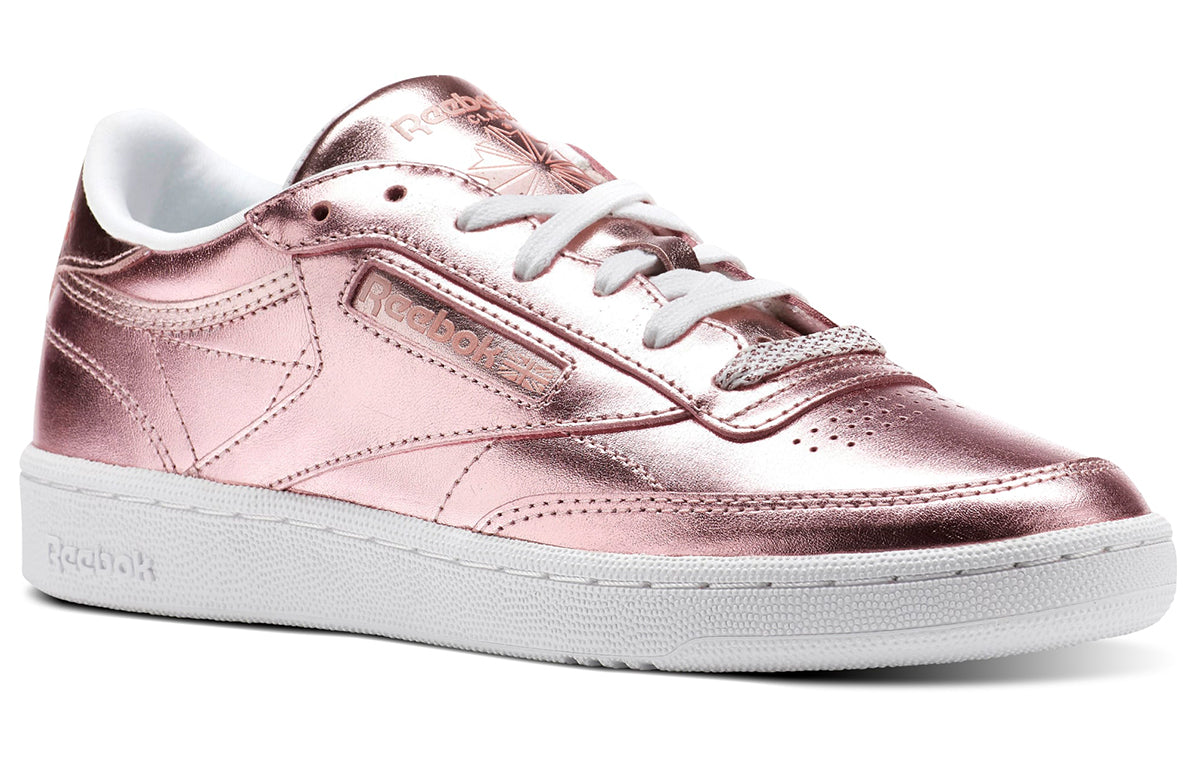 (WMNS) Reebok Tenis Club C 85 S Shine Gold/Pink CN0512