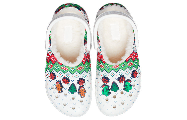 Crocs Classic Wear-Resistant Cozy Sports Unisex White Sandals 207687-94S