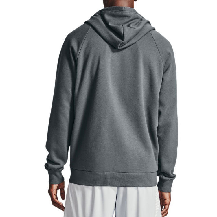 Men's Under Armour Casual Sports hooded logo Long Sleeves Jacket Gray 1357106-012