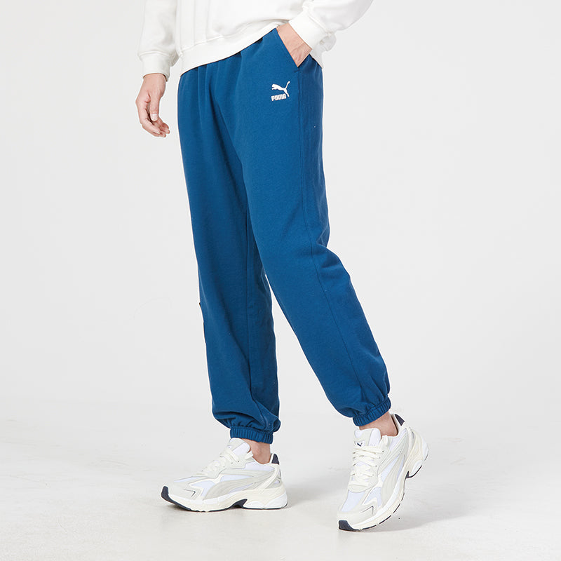 PUMA Team Badge Sweatpants Tr Logo Pants 'Blue' 677378-45