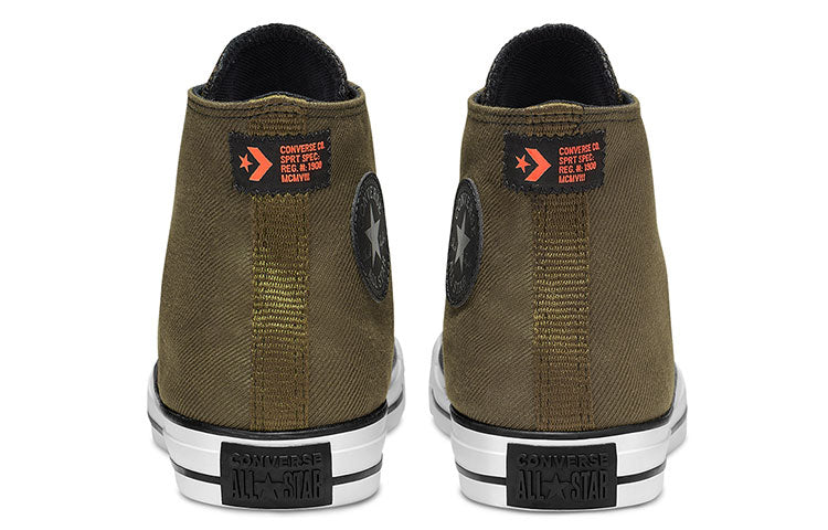 Converse Heavy Gauge Twill Chuck Taylor All Star High Top MilitaryGreen 166004C