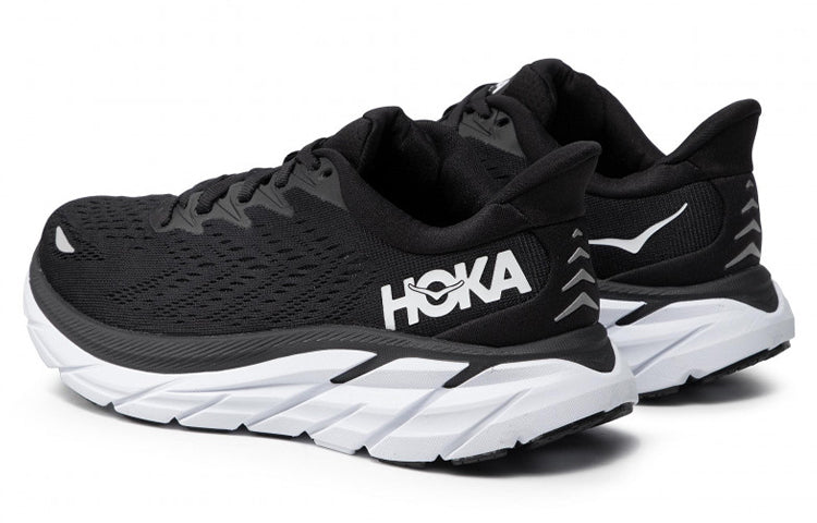(WMNS) HOKA ONE ONE Clifton 8 Wide 'Black White' 1121375-BWHT