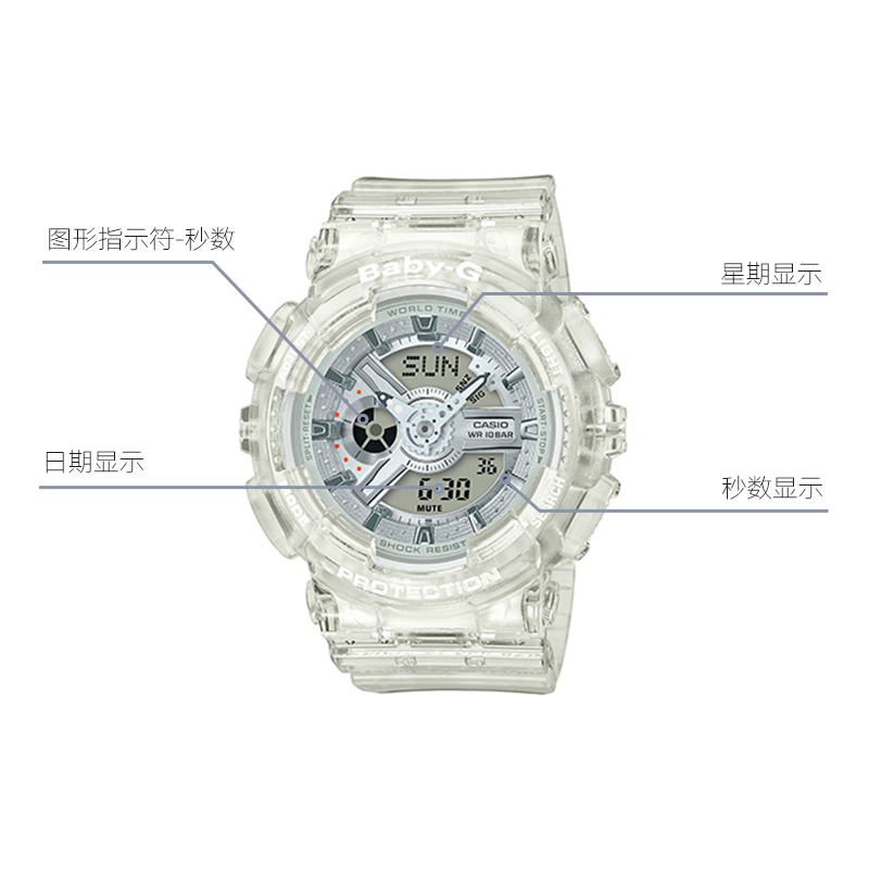 CASIO Baby-G 'White' BA-110CR-7A