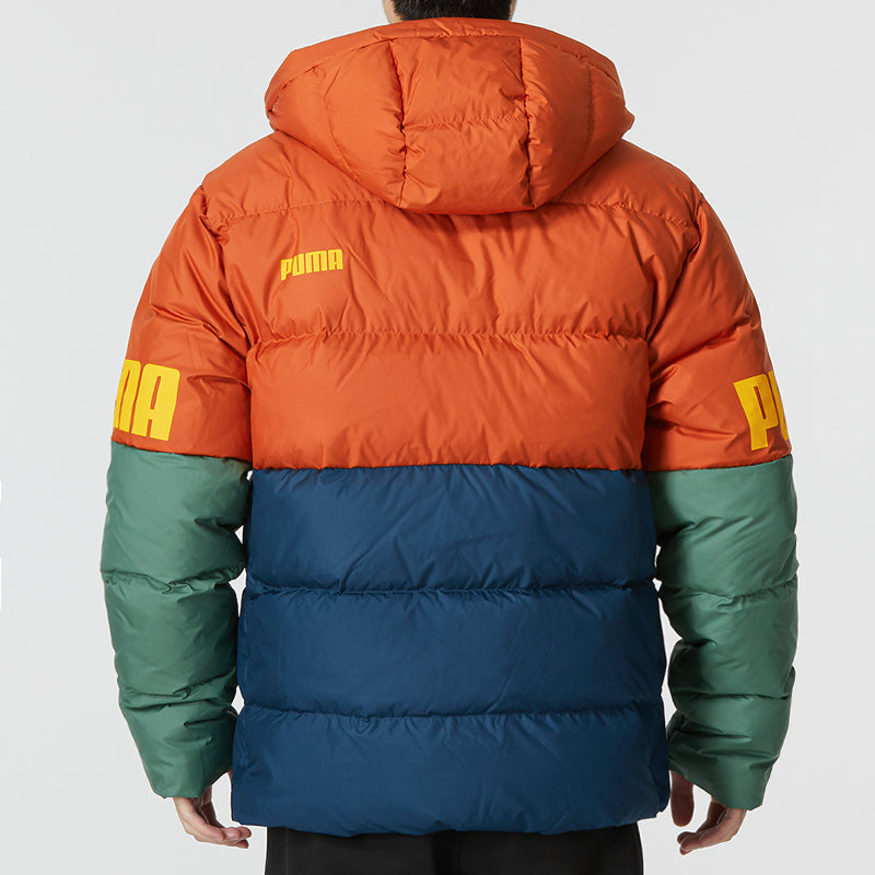 PUMA Power Down Hooded Jacket 'Orange' 676032-64