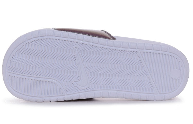 (WMNS) Nike Benassi JDI Print 'Purple White' 618919-107