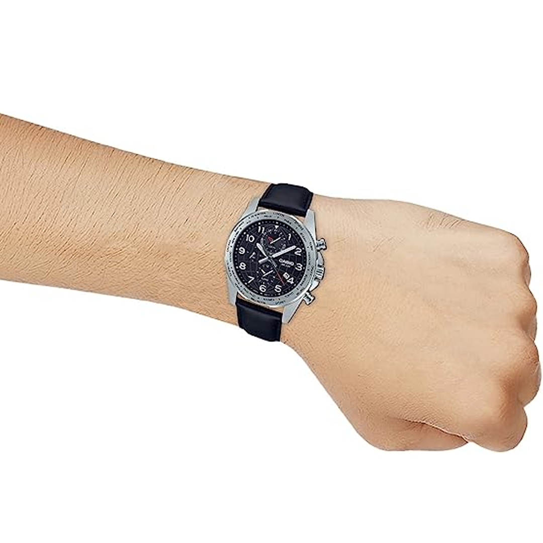 CASIO Analog 'Black' MTP-W500L-1A