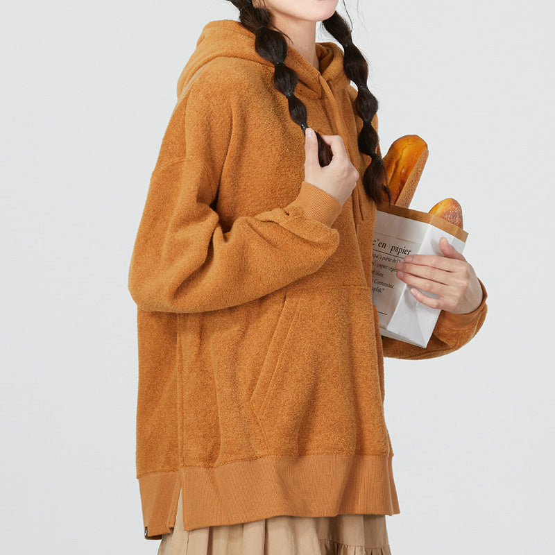 (WMNS) PUMA Winterized Hoodie 'Brown' 672132-74