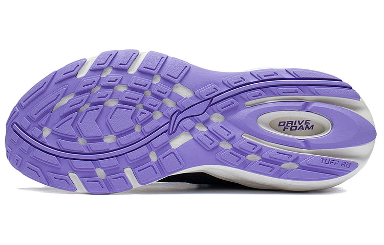 (WMNS) Li-Ning Daily Running Clouds Running Shoes 'Black Purple' ARSS014-1