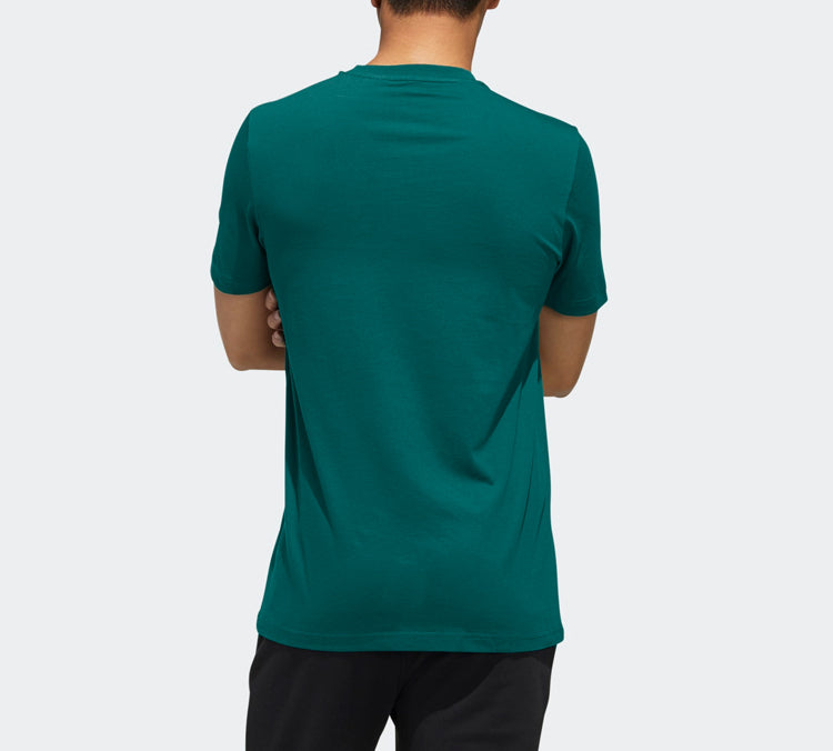 Men's adidas Clock Short Sleeve College Green T-Shirt FM6222