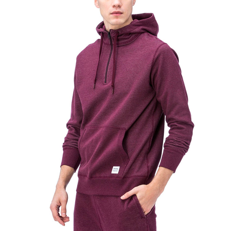 Converse Half Zip Hoodie Asia Sizing 'Red' 10004623-A02