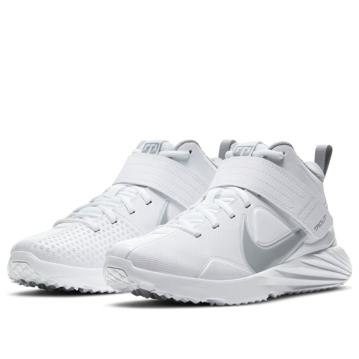 (GS) Nike Force Trout 7 Turf 'Gray White' DC9217-100