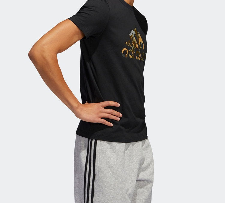 adidas M GFX T BOL INF Camouflage Short Sleeve Black FT2821