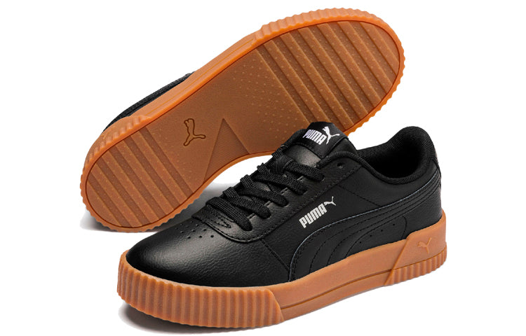 (WMNS) PUMA Carina Leather 'Black' 370325-06