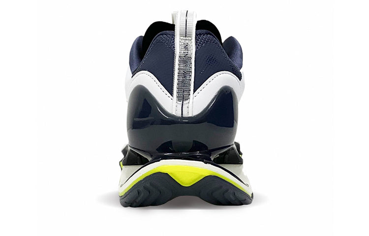 Mizuno Wave X 10 Shock Absorption Non-Slip Wear-resistant Low Tops White Green 'Black Yellow Blue' J1GC210029