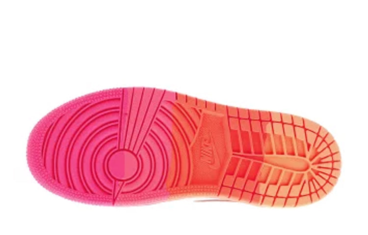 (PS) Air Jordan 1 Mid 'Metallic Silver Pink Crimson' 640737-006
