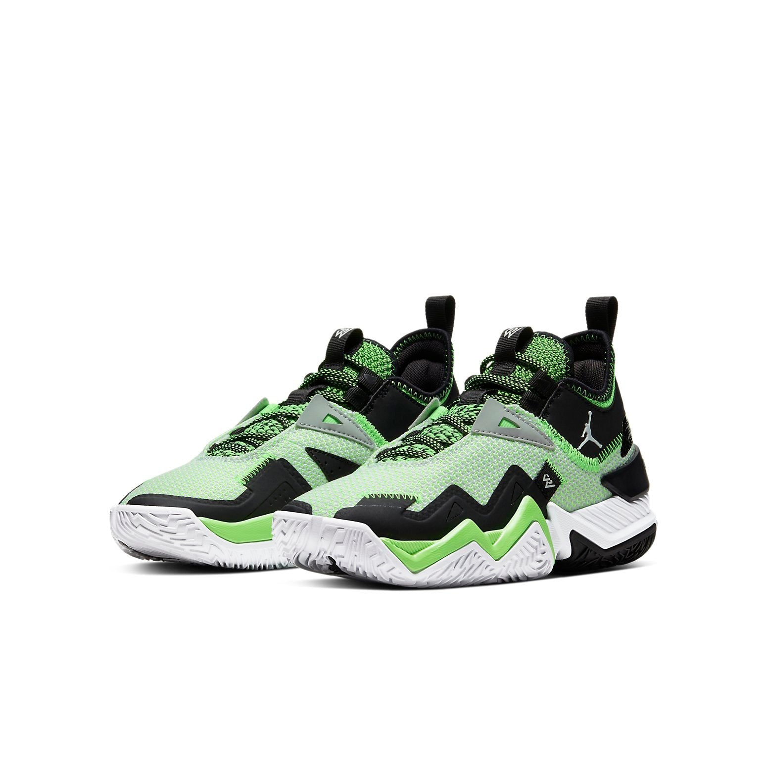(GS) Air Jordan Westbrook One Take 'Black White Green' CJ0955-103