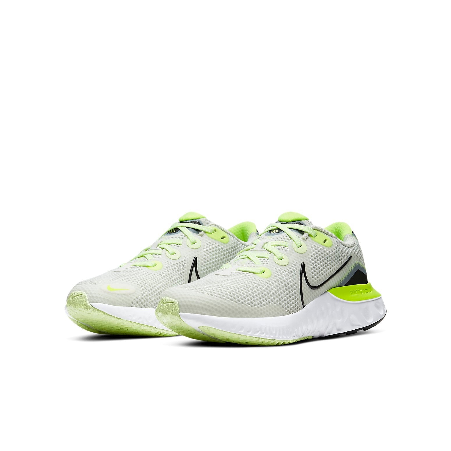 (GS) Nike Renew Run Grey/Yellow CT1430-003