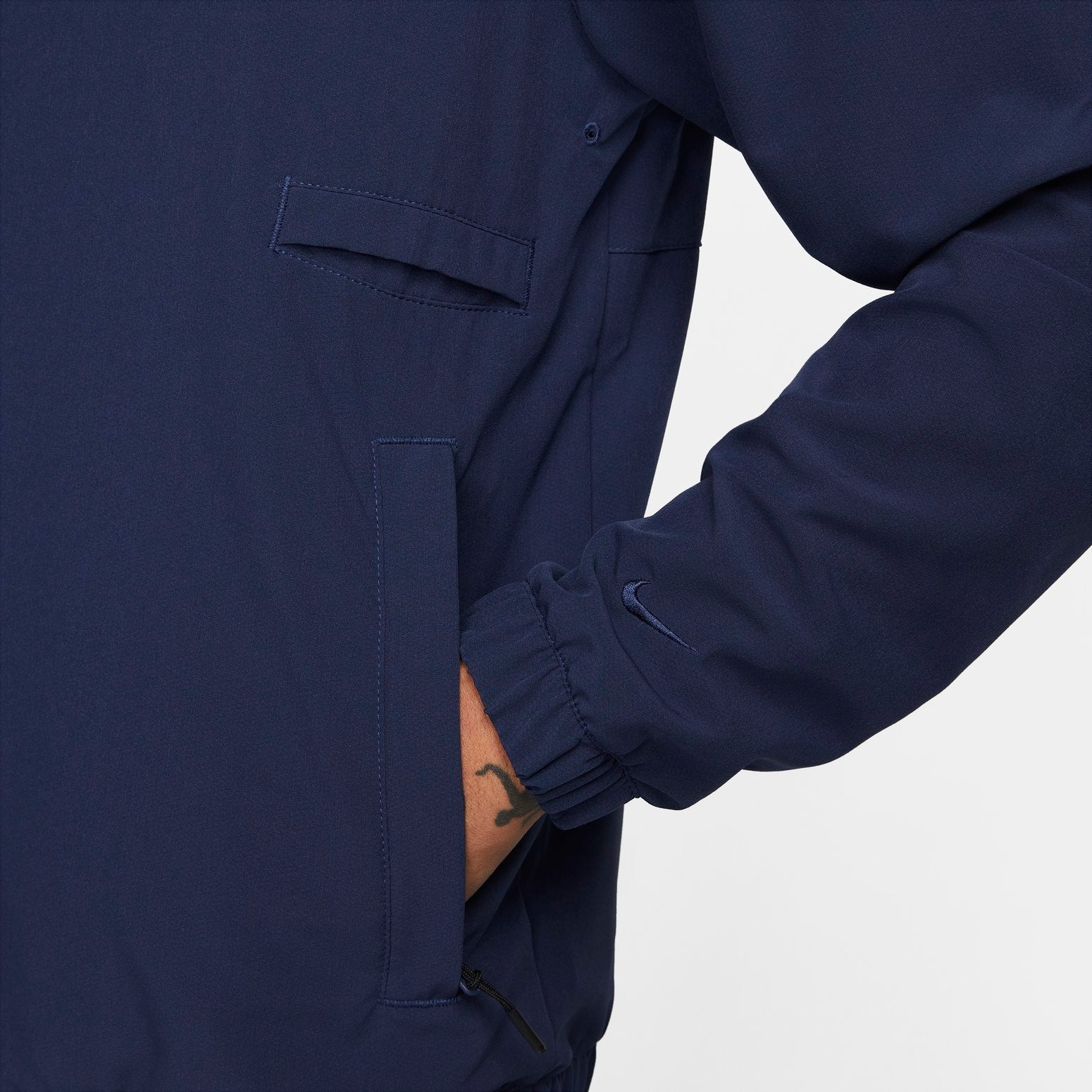 Nike Water Repellent Zip-up Golf Jacket 'Navy' DV7197-410