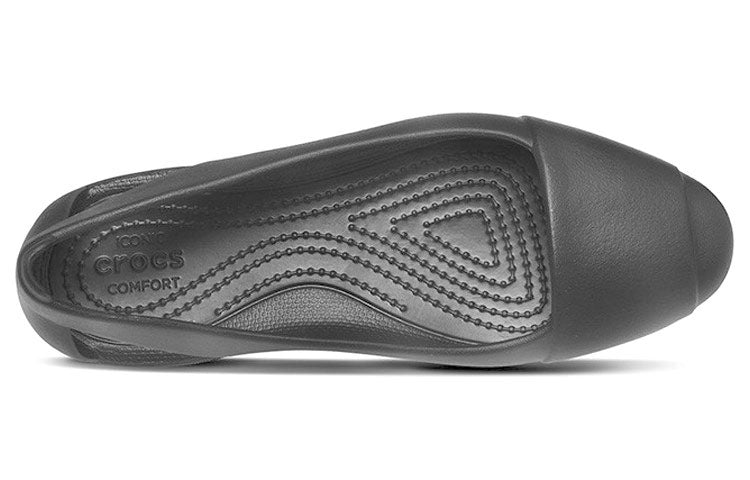 (WMNS) Crocs Sienna Flat Sandals 'Black' 202811-001