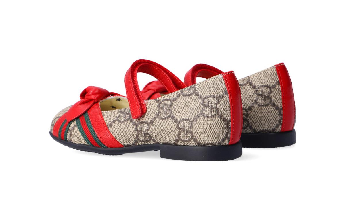 (TD) Gucci GG Ballet Flats 'Beige Ebony' 649033-2OQ40-9766