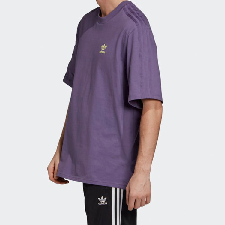 adidas originals Girls Are Awesome Alphabet Printing Sports Short Sleeve Purple GK4879