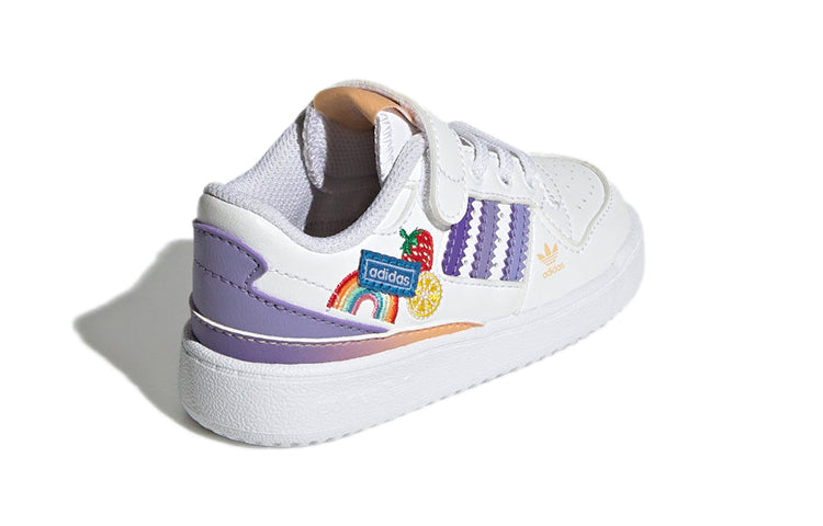 (TD) adidas Forum Low 'Fruits &amp; Rainbow Patches' GY8211