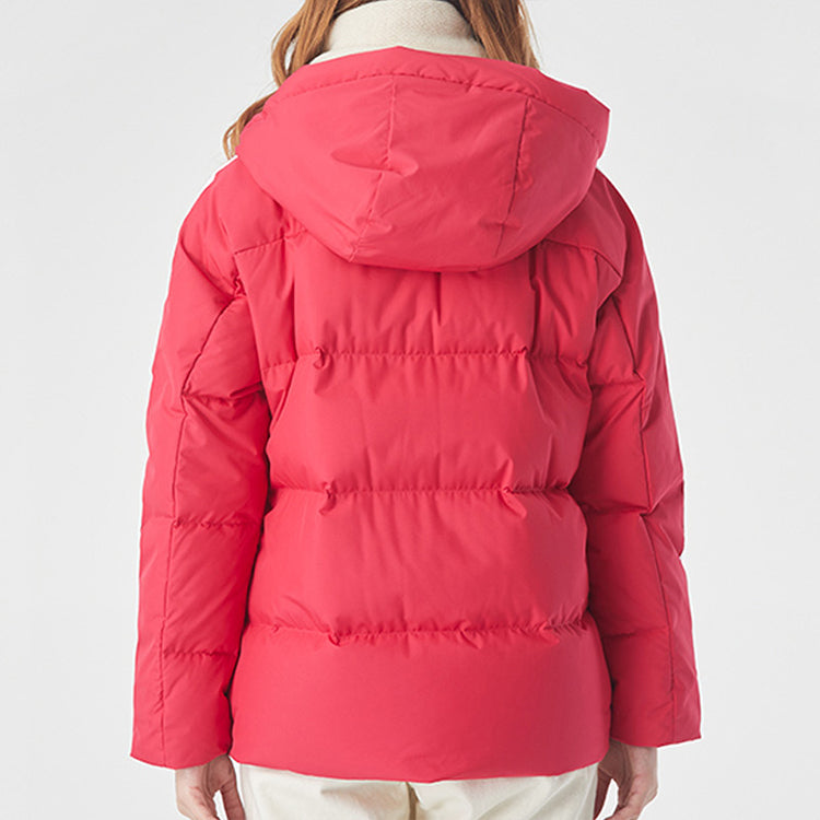 (WMNS) adidas Puff Hooded Windproof Down Jacket Pink GF0003