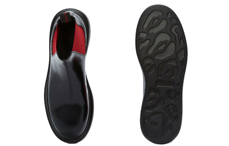 (WMNS) Alexander McQueen Hybrid Chelsea Boot 'Black Red' 586398WHX521066