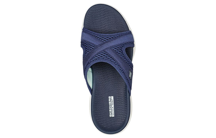 (WMNS) Skechers Go Walk 6 'Navy' 140625-NVY