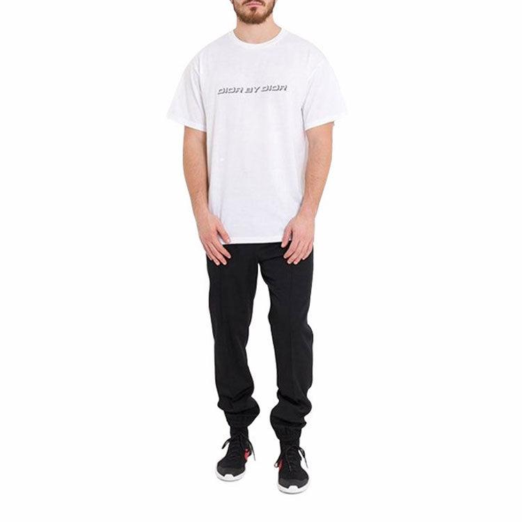 DIOR Homme Embroidery Logo Printing Male White 863J611K0910-089