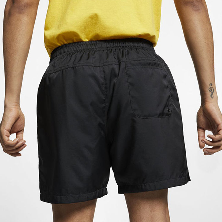 Nike Sportswear Lacing Running Training Sports Shorts Black AR2382-010
