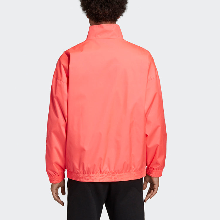 adidas originals Zipper Casual Sports Jacket Flash Red ED6095
