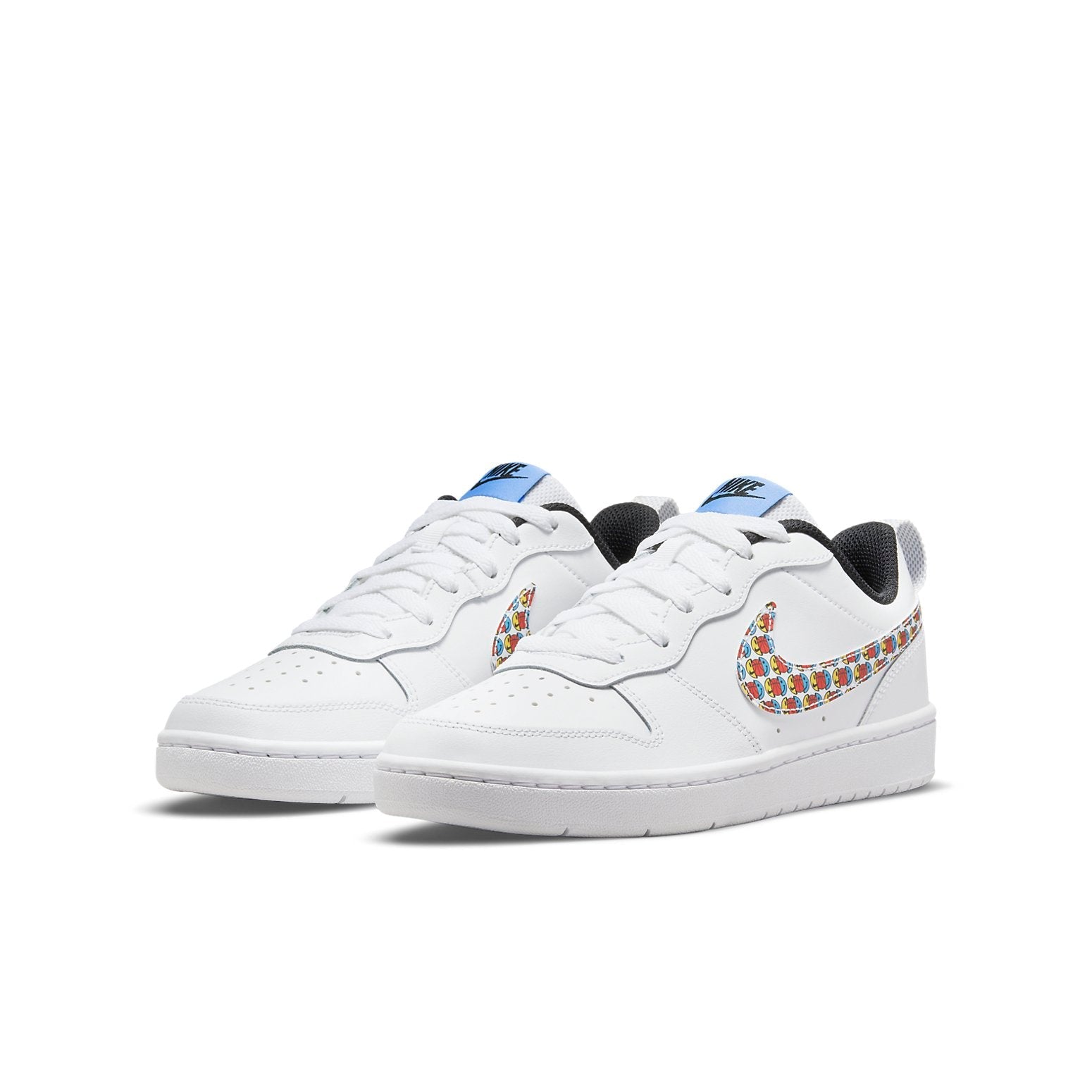 (GS) Nike Court Borough Low 2 SE 'Happy Hoops' DM8096-100