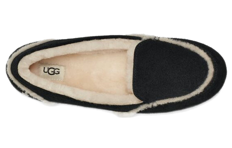 (WMNS) UGG Hailey Loafer 'Black' 1127441-BLK