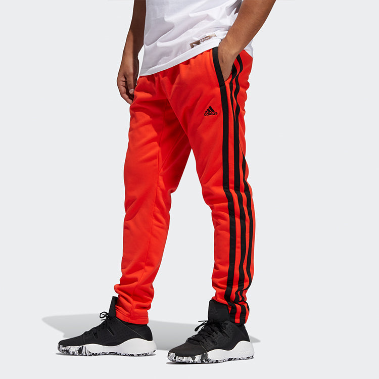 adidas Dame vis pant Stripe Sports Long Pants Red GL7103