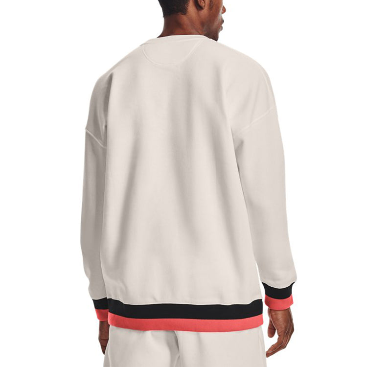 Under Armour Rival Fleece AMP Long Sleeve Sweatshirt 'Beige' 1361455-112