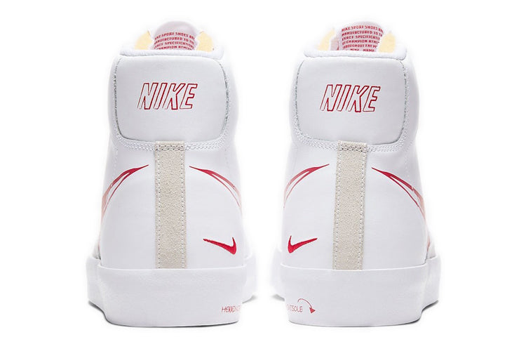 Nike Blazer Mid 77 'Sketch - Red' CW7580-100