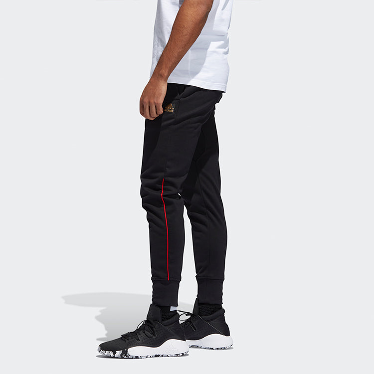 adidas Cny Spt Pant Basketball Sports Training Bundle Feet Long Pants Black FH7688