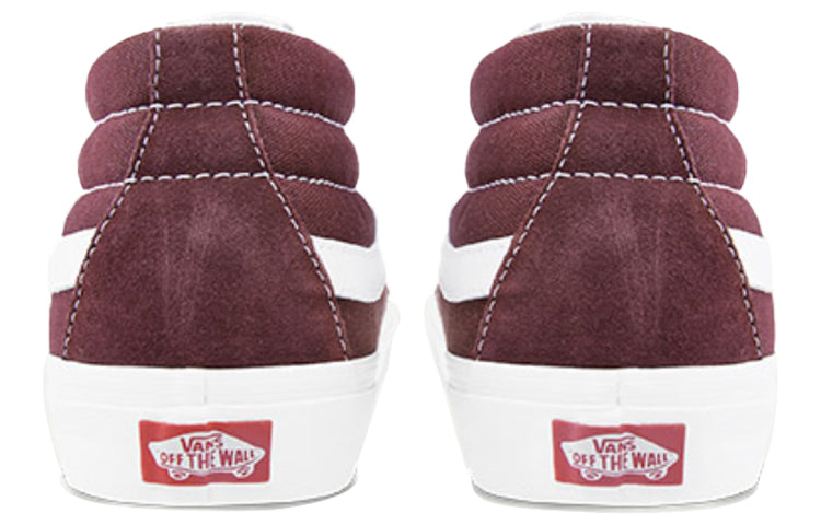 Vans Sk8-Mid Mid-Top Retro Skate Shoes Unisex Dark Purple VN0A3WM324Q