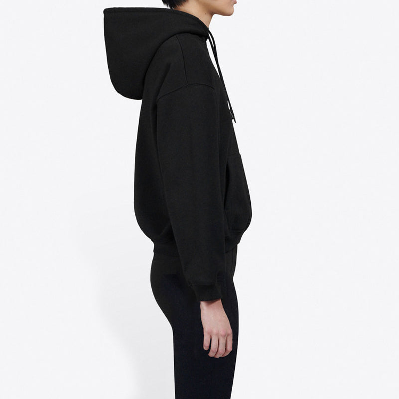 Balenciaga Matte Polar Fleece Sports Female Black 612959TIVD41000