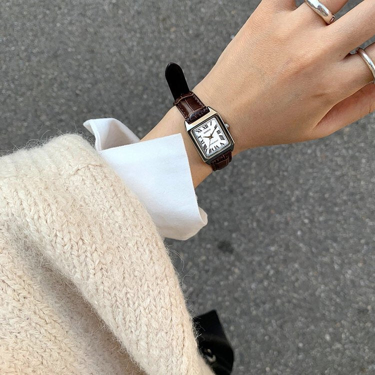 CASIO DRESS Series Dial Brown Belt Quartz WhiteDial Plate WhiteBrown Analog LTP-V007L-7B2U